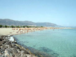 Het Strand van Malia is het mooiste zandstrand van Kreta.